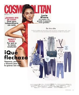 La revista cosmopolitan propone el bolso TUOYO COCO MEDIUM para un look "TOTAL"